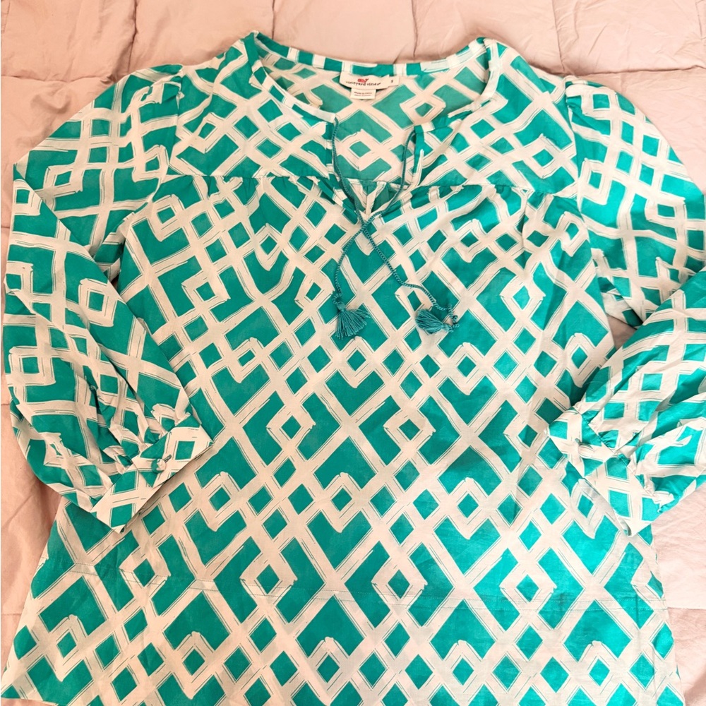 Vineyard Cines small Teal Women's Top